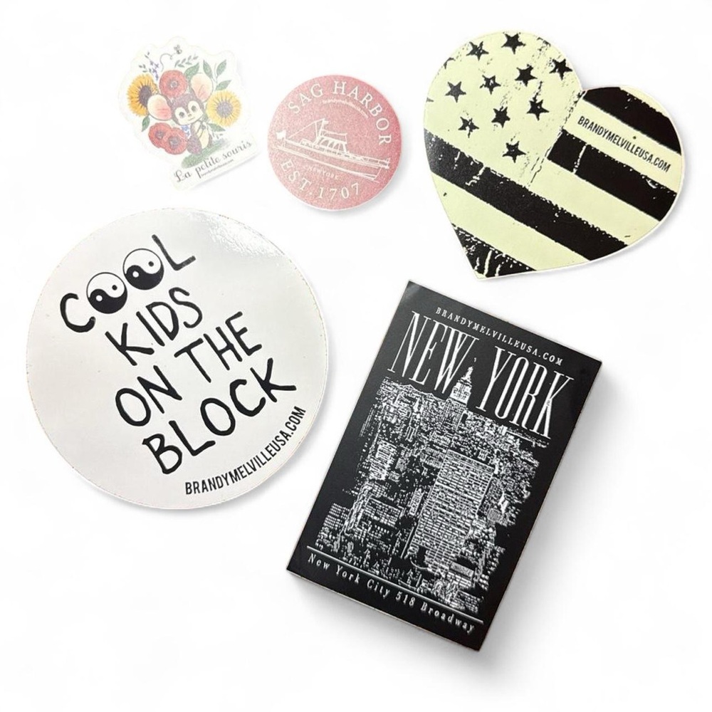 Brandy Melville 2010s Assorted Store Stickers — 5